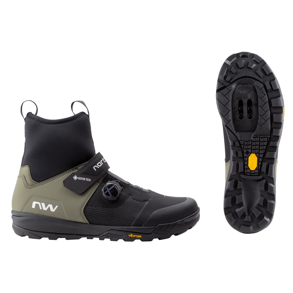 Zapatillas Northwave KINGROCK PLUS GTX Negro-Verde Forest 2023-24