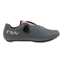 ZAPATILLAS NORTHWAVE SONIC PLUS GRIS OSCURO-MALVA