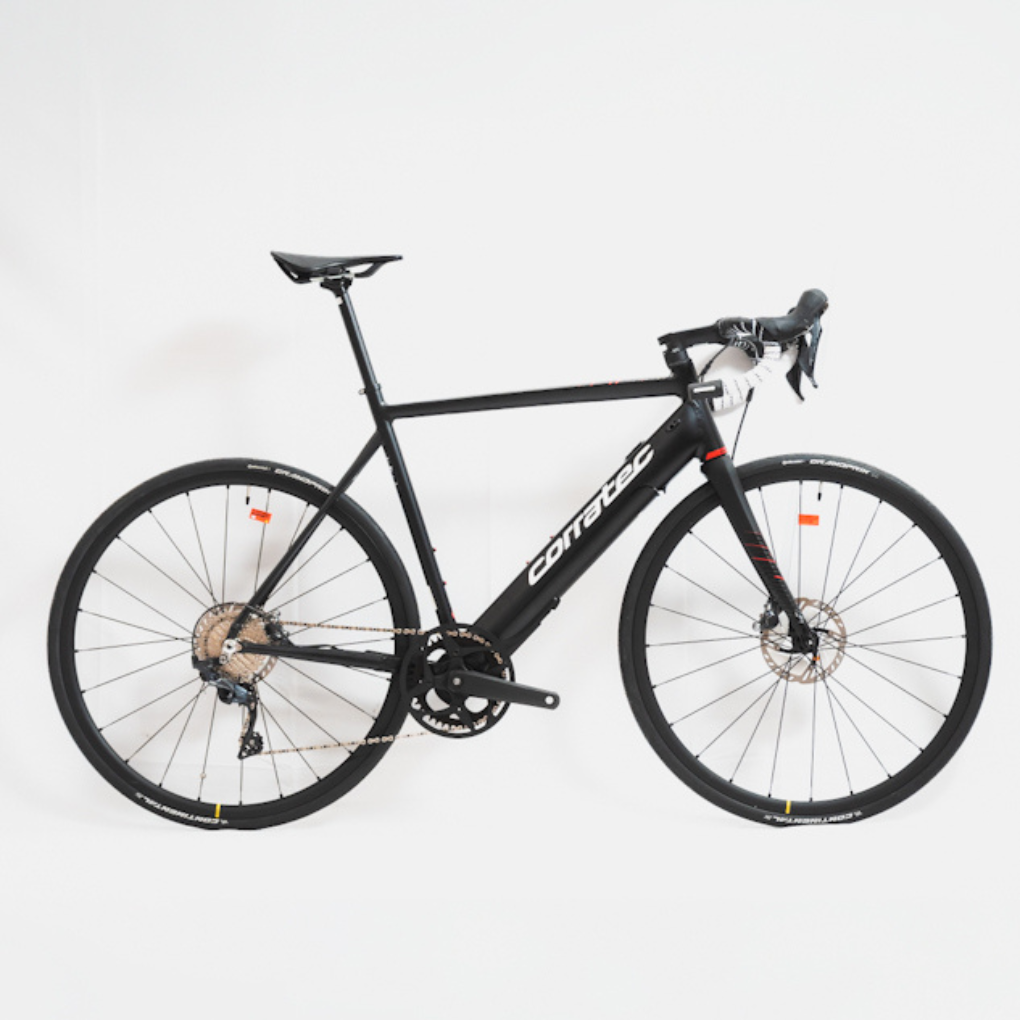 Bicicleta Elctrica Corratec E-Corones Elite Negro Blanco Rojo