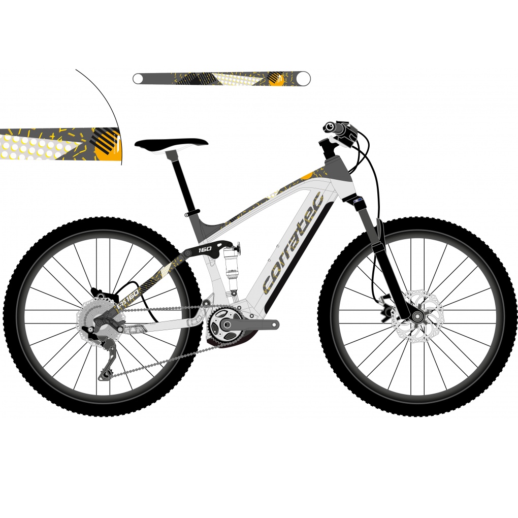Vlo lectrique Corratec E-Power RS 160 CX6 LTD vert-grise