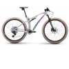 Bicicleta Corratec Revo BOW iLink SL Ultra Blanco-Prpura-Turquesa