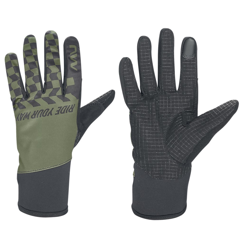 Guantes Northwave WINTER ACTIVE Verde Forest-Negro 2024-25