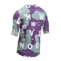 MAILLOT NORTHWAVE MANGA CORTA BOMB TYPE SAGE-MORADO OSCURO