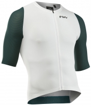 MAILLOT NORTHWAVE MANGA CORTA EXTREME EVO BLANCO-PETROL
