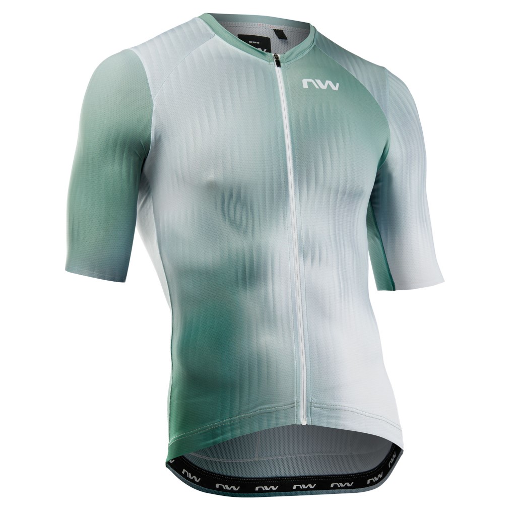 Maillot Northwave m/c BLADE Blanco-Verde sage