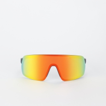 GAFAS DEPORTIVAS OUT OF RAMS ADAPTA LOGO NEGRO LENTE ROJO MCI