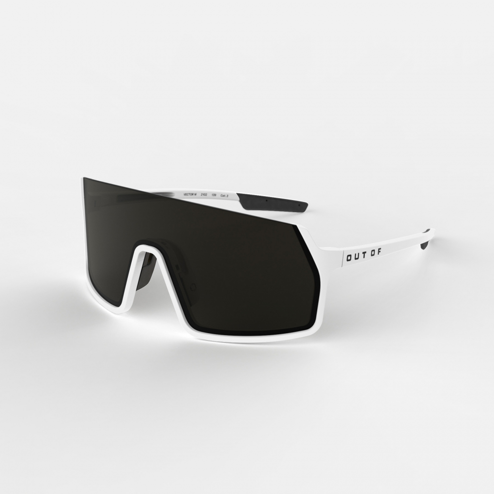 Gafas Deportivas Out Of Vector Hybrid Blanco Lente Smoke