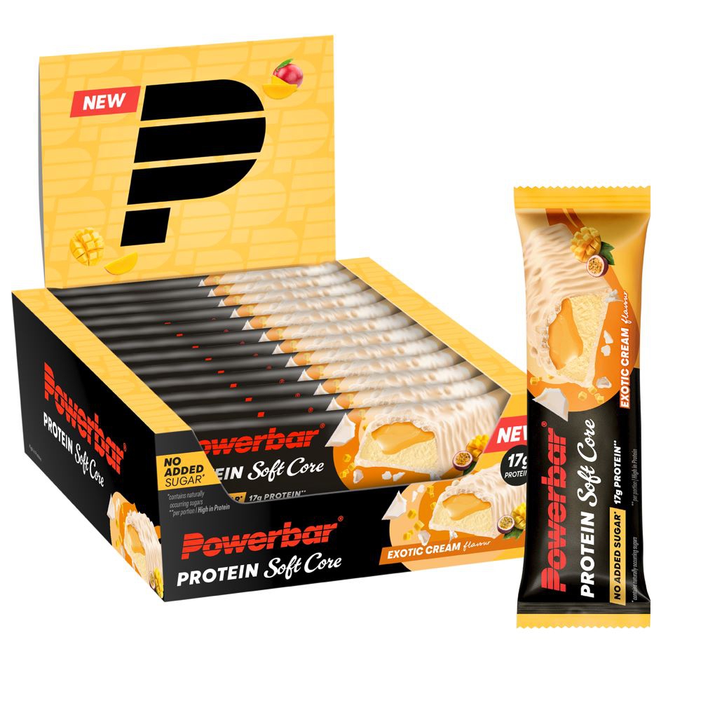 PowerBar Protein Soft Core Chocolate Blanco Frutas Ex�ticas 12u.