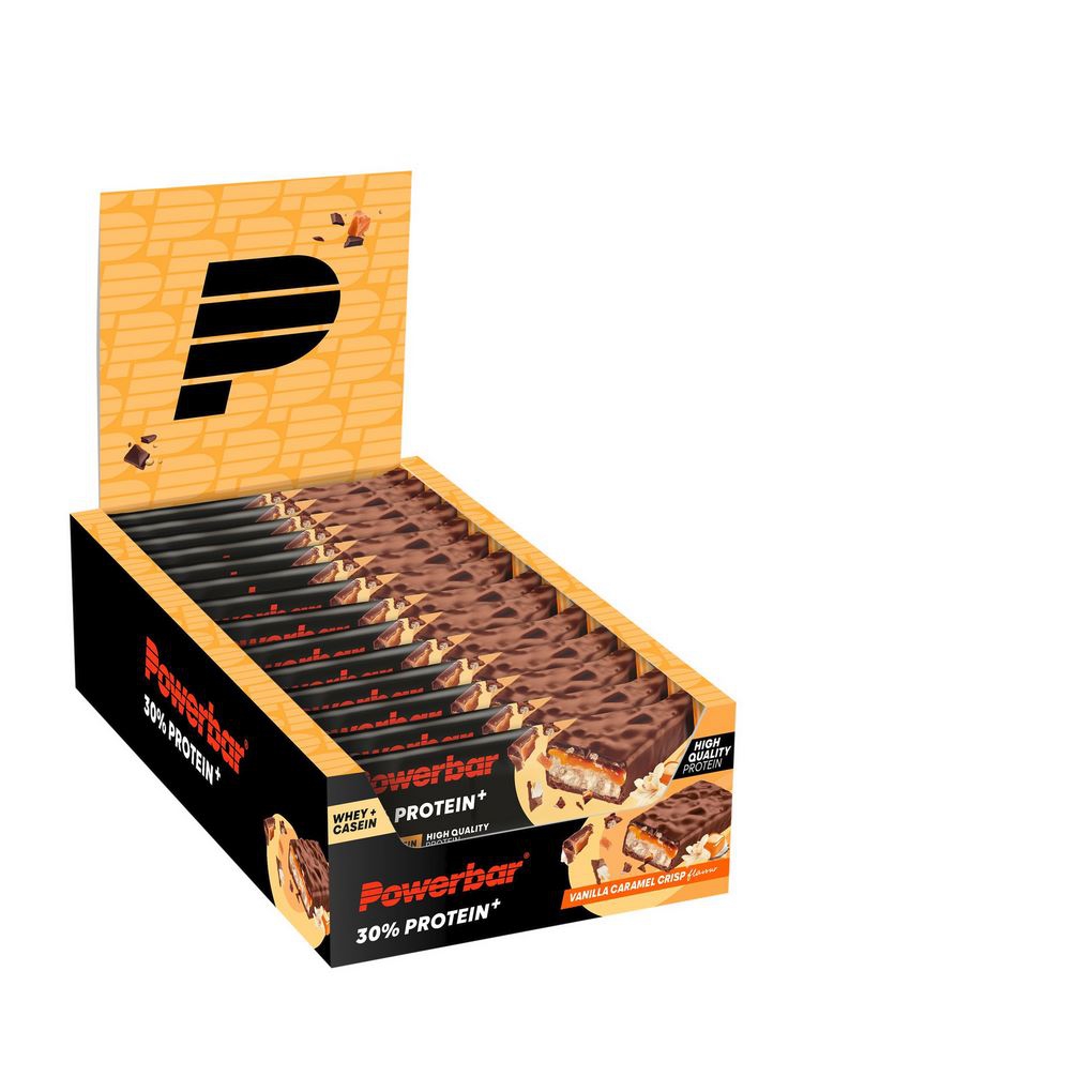 Barrita PowerBar ProteinPlus 30% Vainilla Caramelo Crisp 15 unidades