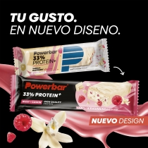BARRESPOWERBAR PROTEINPLUS 33% VANILLE FRAMBOISE 10 UNITS