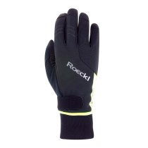 Guante Roeckl Villach 2 Extra Warm Negro-Amarillo Fluo