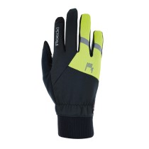 Guante Roeckl Rofan 2 Windproof Negro-Amarillo Fluo