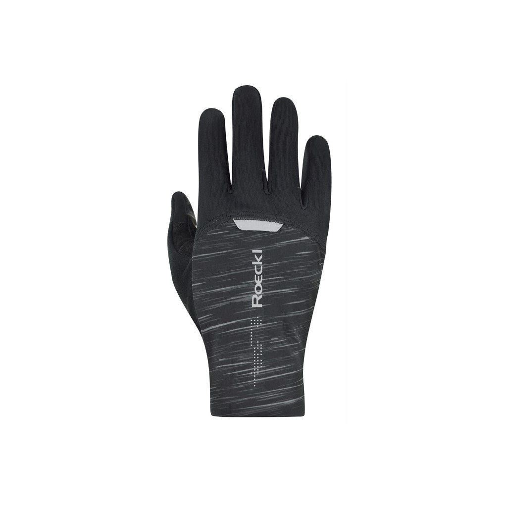 Guante Roeckl Rimbach 2 Windproof Negro-Gris Oscuro