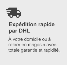 Expédition rapide par DHL